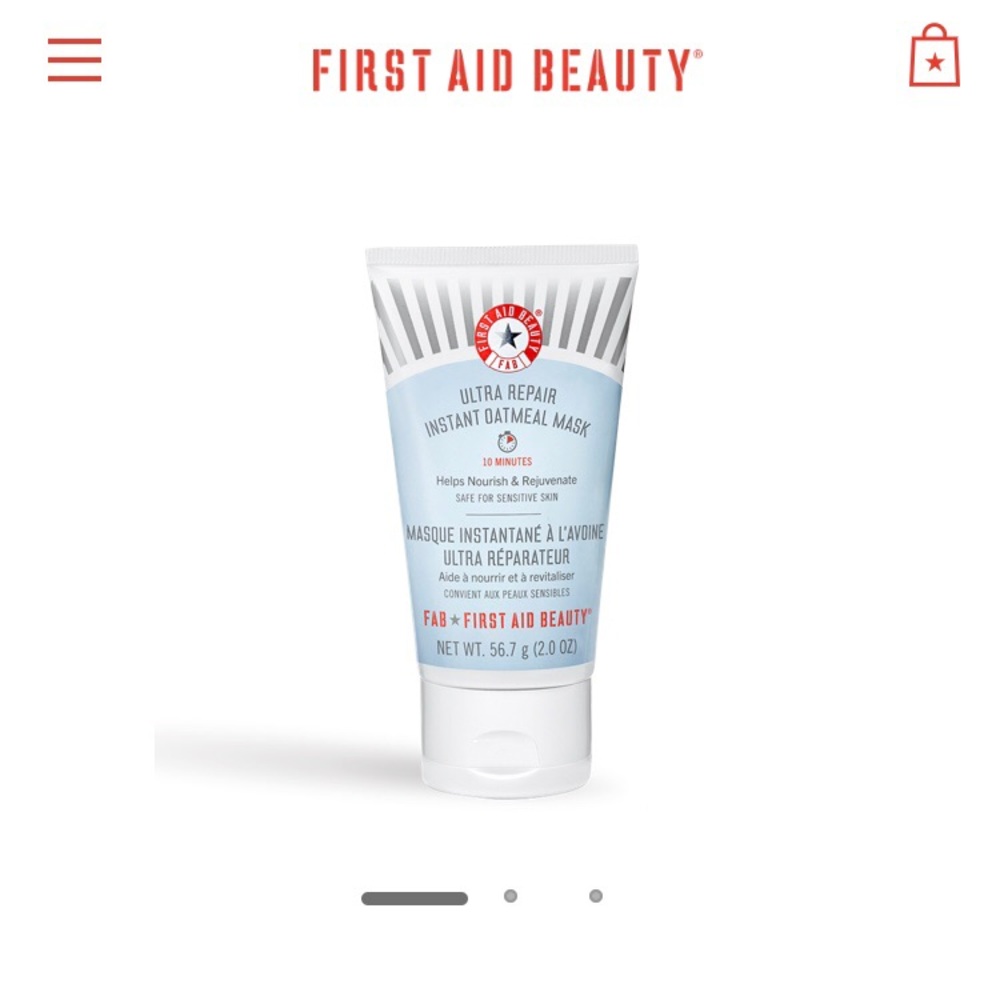 First Aid Beauty Oatmeal Mask + Serum